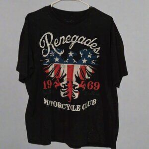 Renegades Motorcycle Club Graphic T-Shirt – Black
